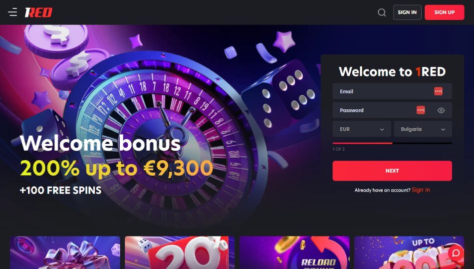 1Red screenshot